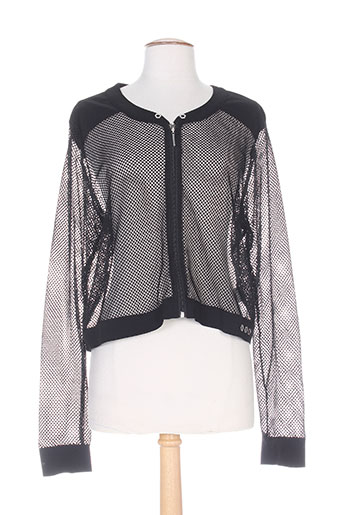 les filles de neaux vestes femme de couleur noir