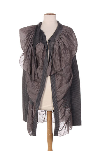 indies vestes femme de couleur gris