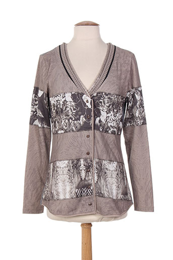 sportalm gilets femme de couleur marron