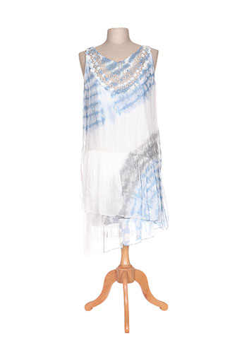 tanaga robes femme de couleur bleu