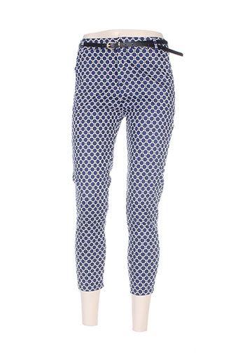 chic etjeune pantacourts femme de couleur bleu