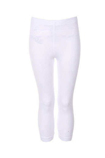 3 pommes pantalons fille de couleur blanc