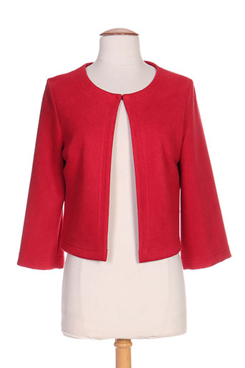 filles a suivre vestes femme de couleur rouge