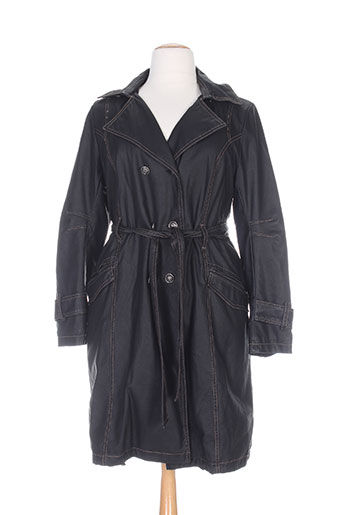deca manteaux femme de couleur noir