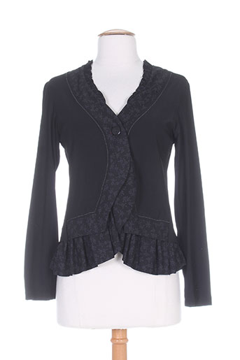 double jeu vestes femme de couleur noir