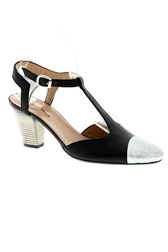 france mode chaussures femme de couleur noir