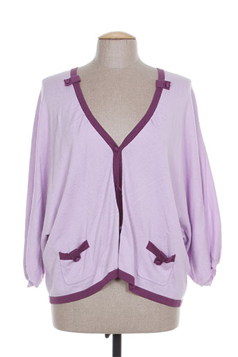 lewinger gilets femme de couleur violet