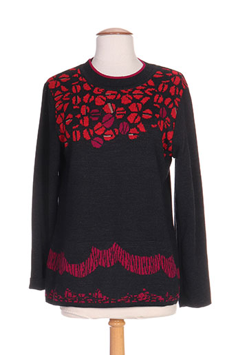 telmail pulls femme de couleur gris