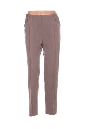 griffon pantalons femme de couleur marron