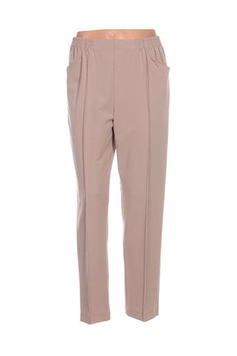 griffon pantalons femme de couleur beige