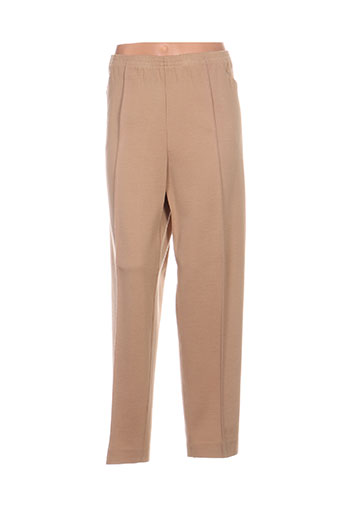 griffon pantalons femme de couleur beige