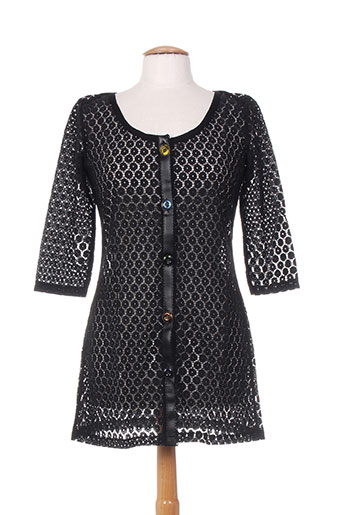 lo! les filles gilets femme de couleur noir