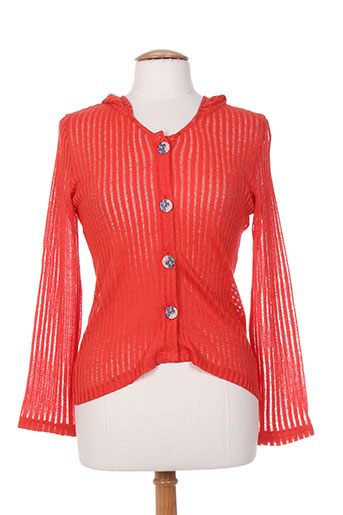 lo! les filles gilets femme de couleur rouge