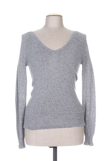 trussardi jeans pulls femme de couleur gris