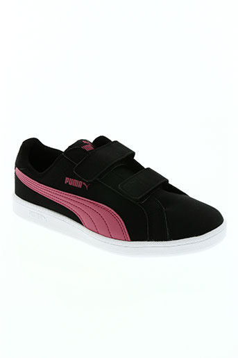 puma chaussures fille de couleur noir