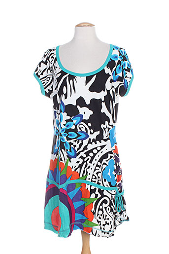 coton du monde robes femme de couleur noir