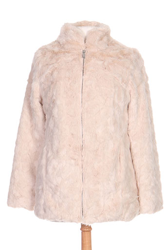 b.young manteaux femme de couleur beige