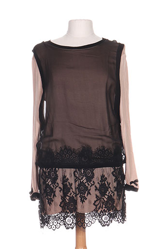 tricot chic robes femme de couleur noir