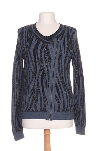 nana nucci gilets femme de couleur bleu