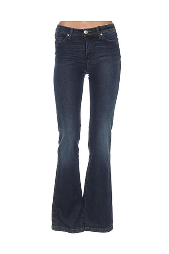 votre nom jeans femme de couleur bleu