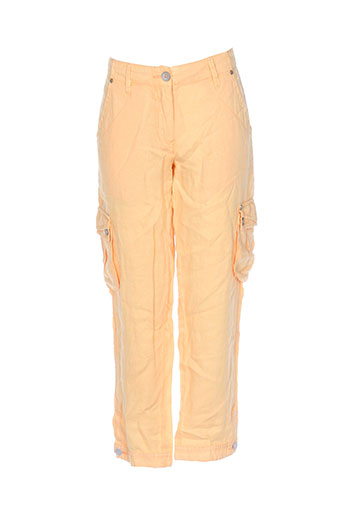 sandwich pantacourts femme de couleur orange