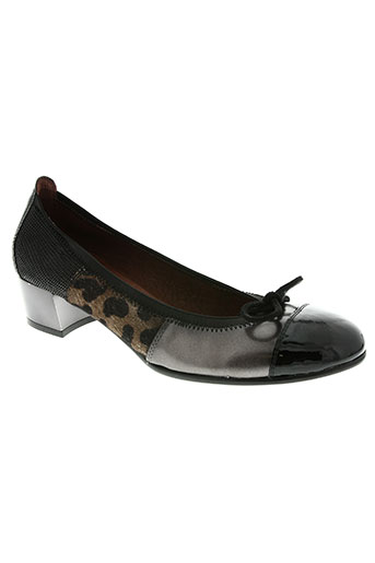 hispanitas chaussures femme de couleur noir