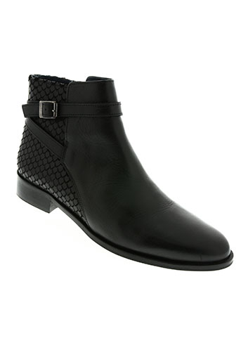 coco et abricot chaussures femme de couleur noir