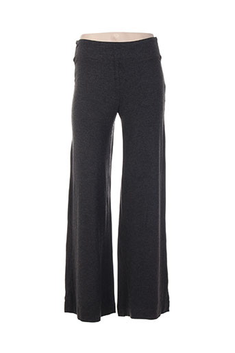 lauren vidal pantalons femme de couleur gris