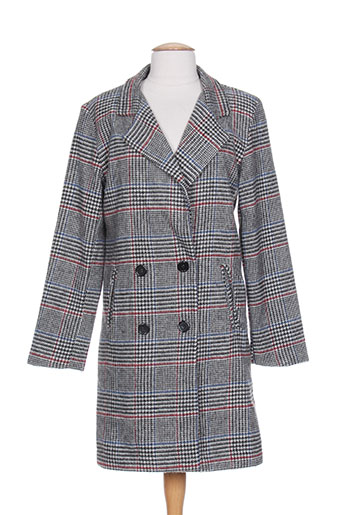 garconne manteaux femme de couleur noir
