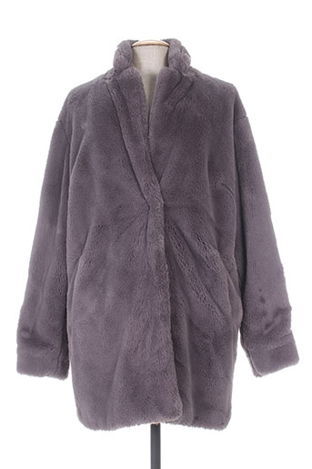 white label manteaux femme de couleur gris