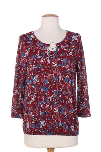 renatto bene chemises femme de couleur rouge