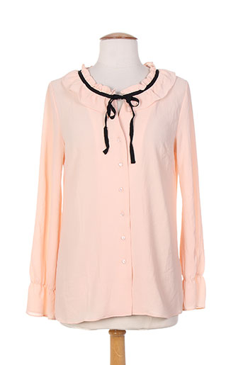 jus d'orange chemises femme de couleur rose