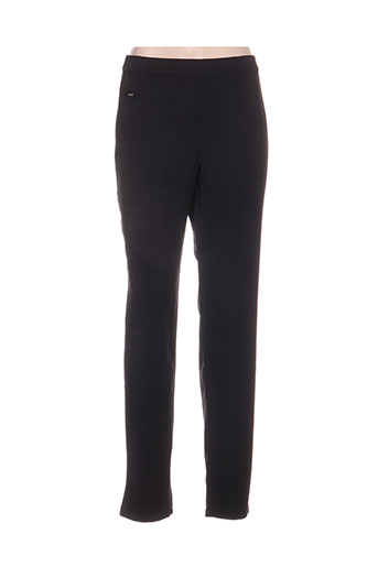 felino pantalons femme de couleur noir