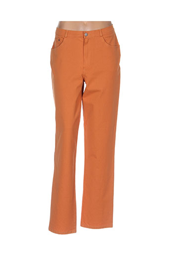 rosa rosam jeans femme de couleur orange