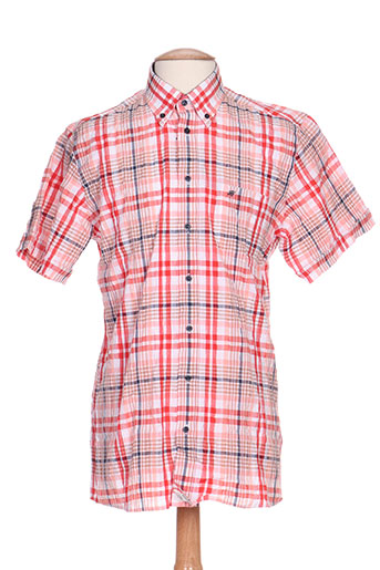 jean chatel chemises homme de couleur rouge