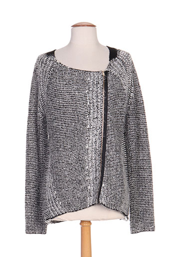 md'm gilets femme de couleur noir