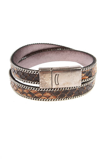 juste taille bijoux femme de couleur marron
