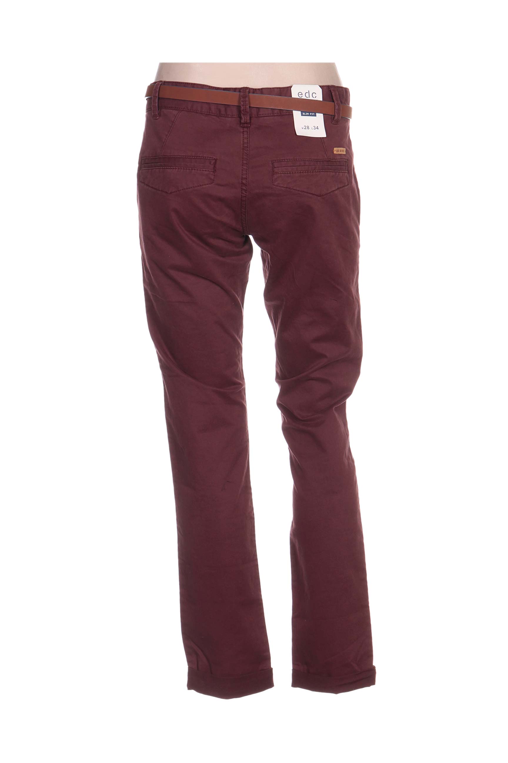 Edc By Esprit Pantalons Decontractes Femme De Couleur ...