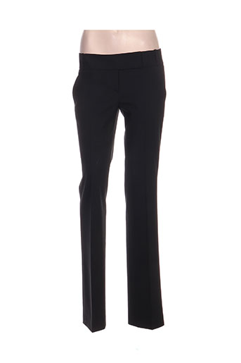 hugo boss pantalons femme de couleur noir