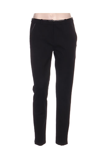 hugo boss pantalons femme de couleur noir