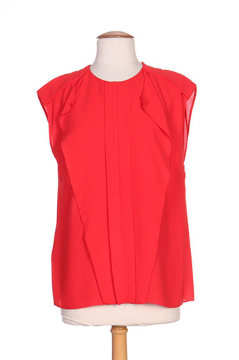 hugo boss t-shirts / tops femme de couleur rouge
