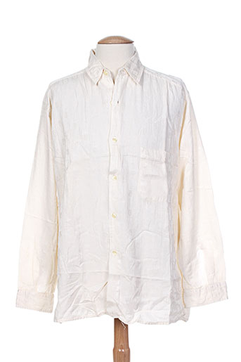 verte vallee chemises homme de couleur beige