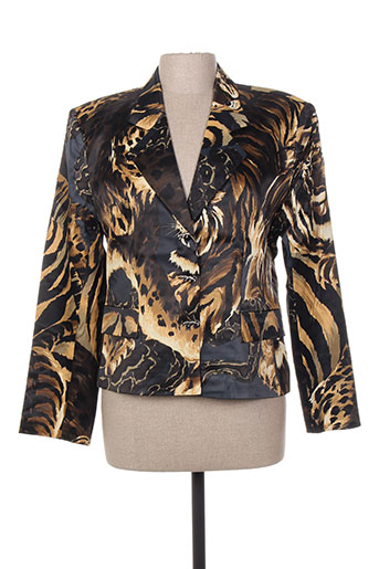nathalie chaize vestes femme de couleur marron