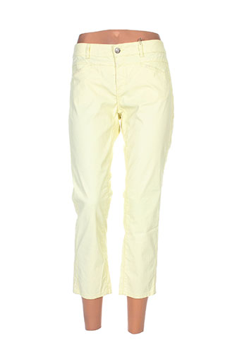 chipie pantacourts femme de couleur jaune