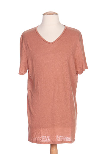 ikks t-shirts / tops homme de couleur orange