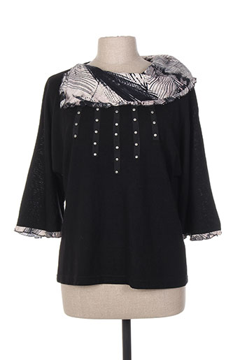 figure libre pulls femme de couleur noir