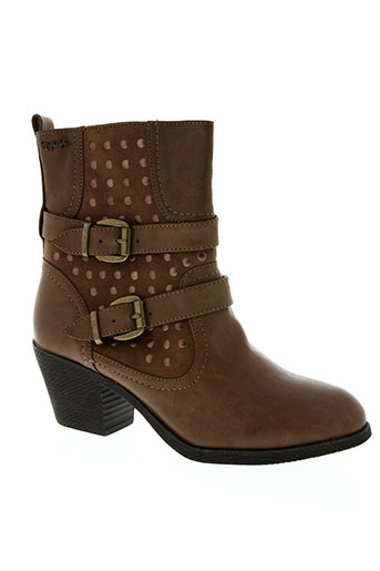 refresh chaussures femme de couleur marron