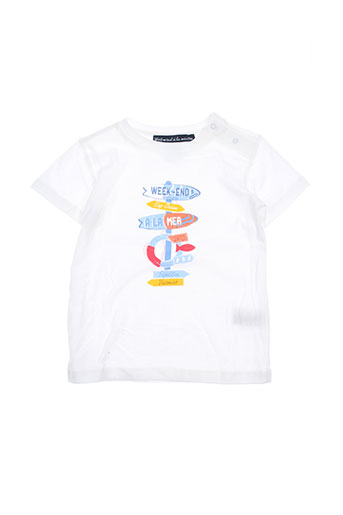week end a la mer t-shirts garçon de couleur blanc