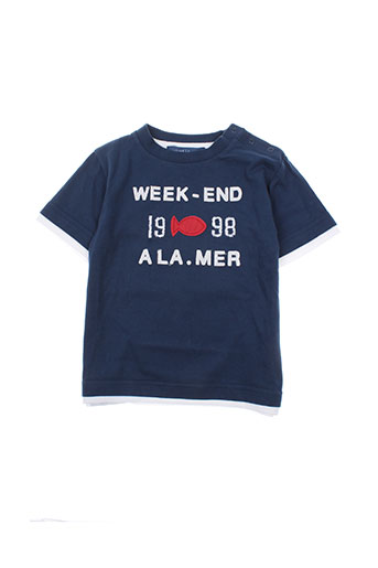 week end a la mer t-shirts garçon de couleur bleu