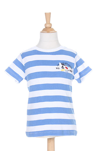 week end a la mer t-shirts / tops garçon de couleur bleu